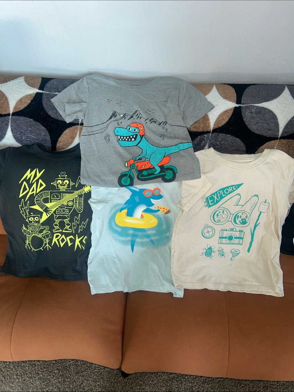 Cat & Jack 4Pack Short Sleeve Size 5t